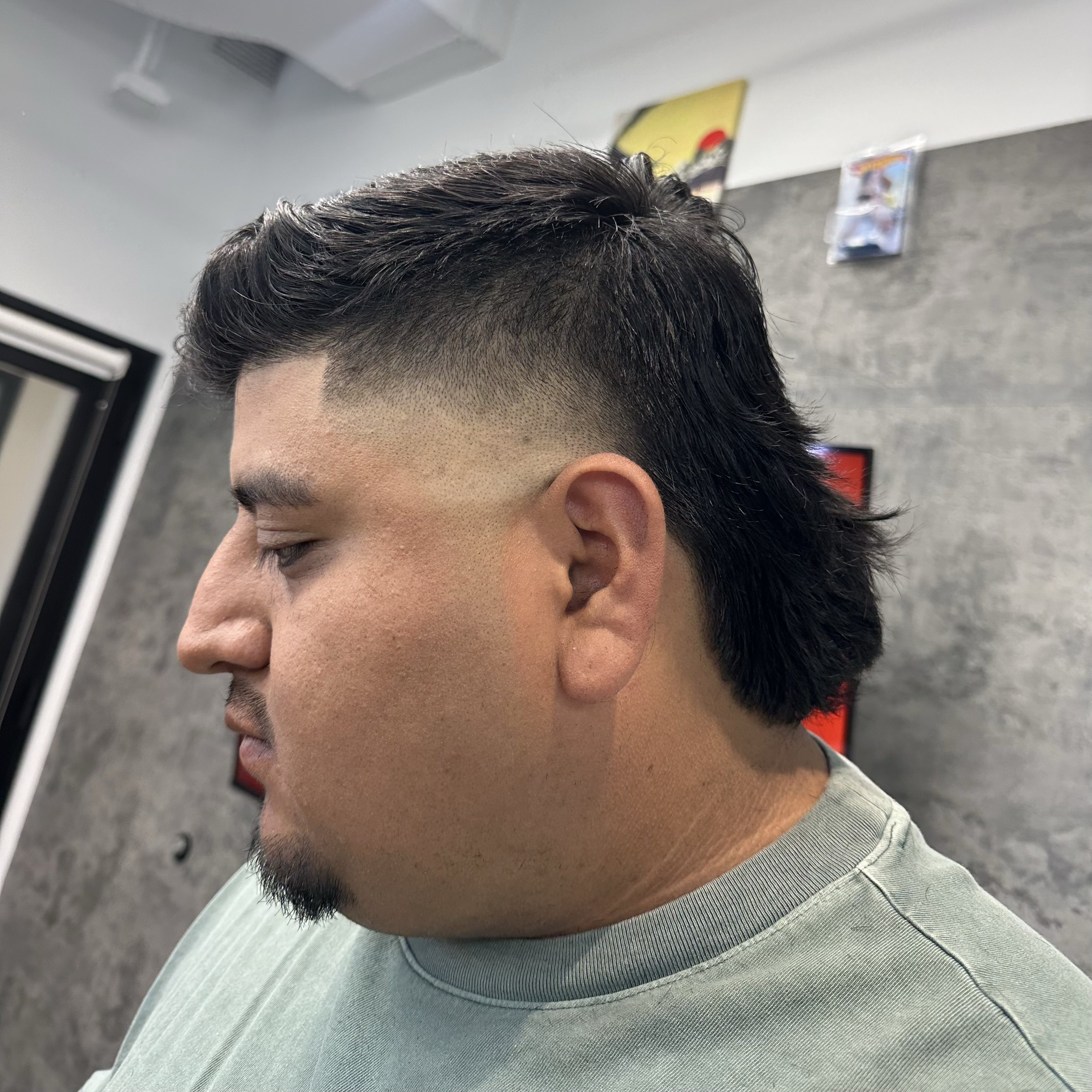 custom hair design by barber Alexis Rivera at Blacklaces in West Hollywood, Los Angeles