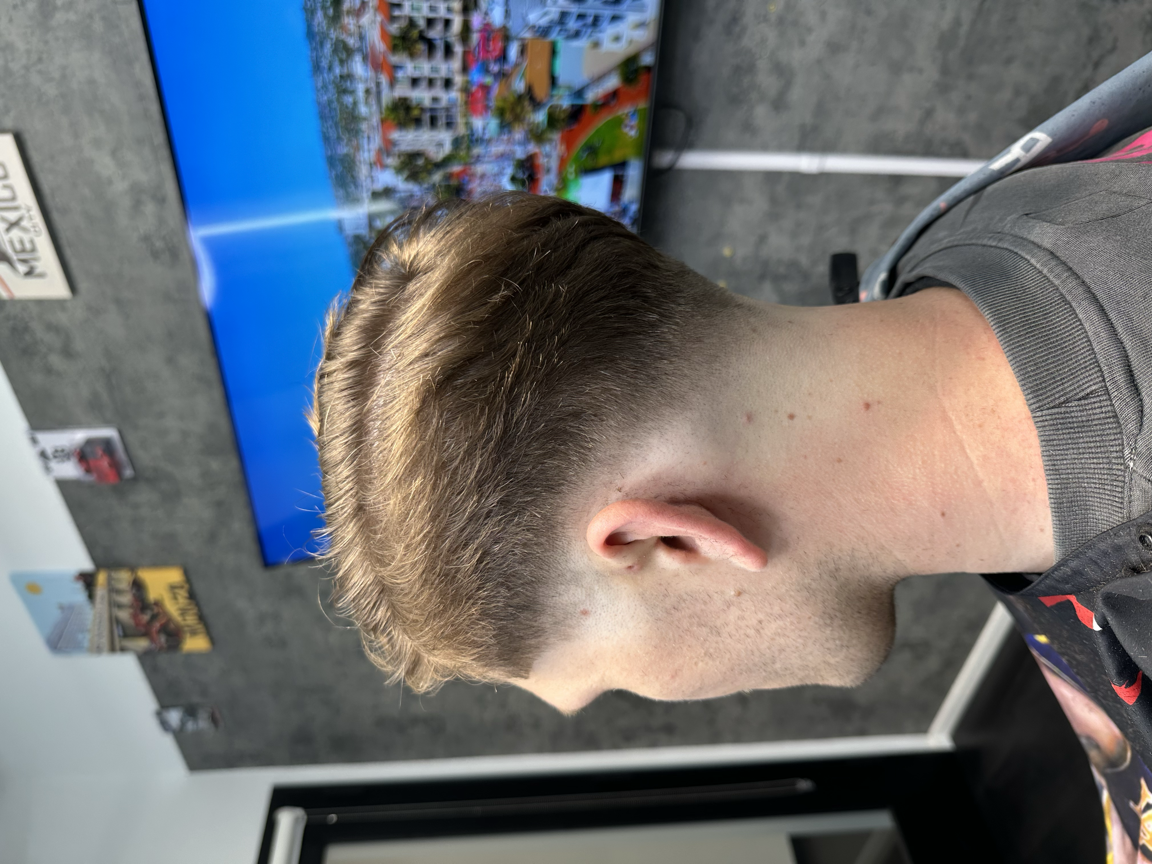 taper fade with beard trim by barber Alexis Rivera at Blacklaces in West Hollywood, Los Angeles