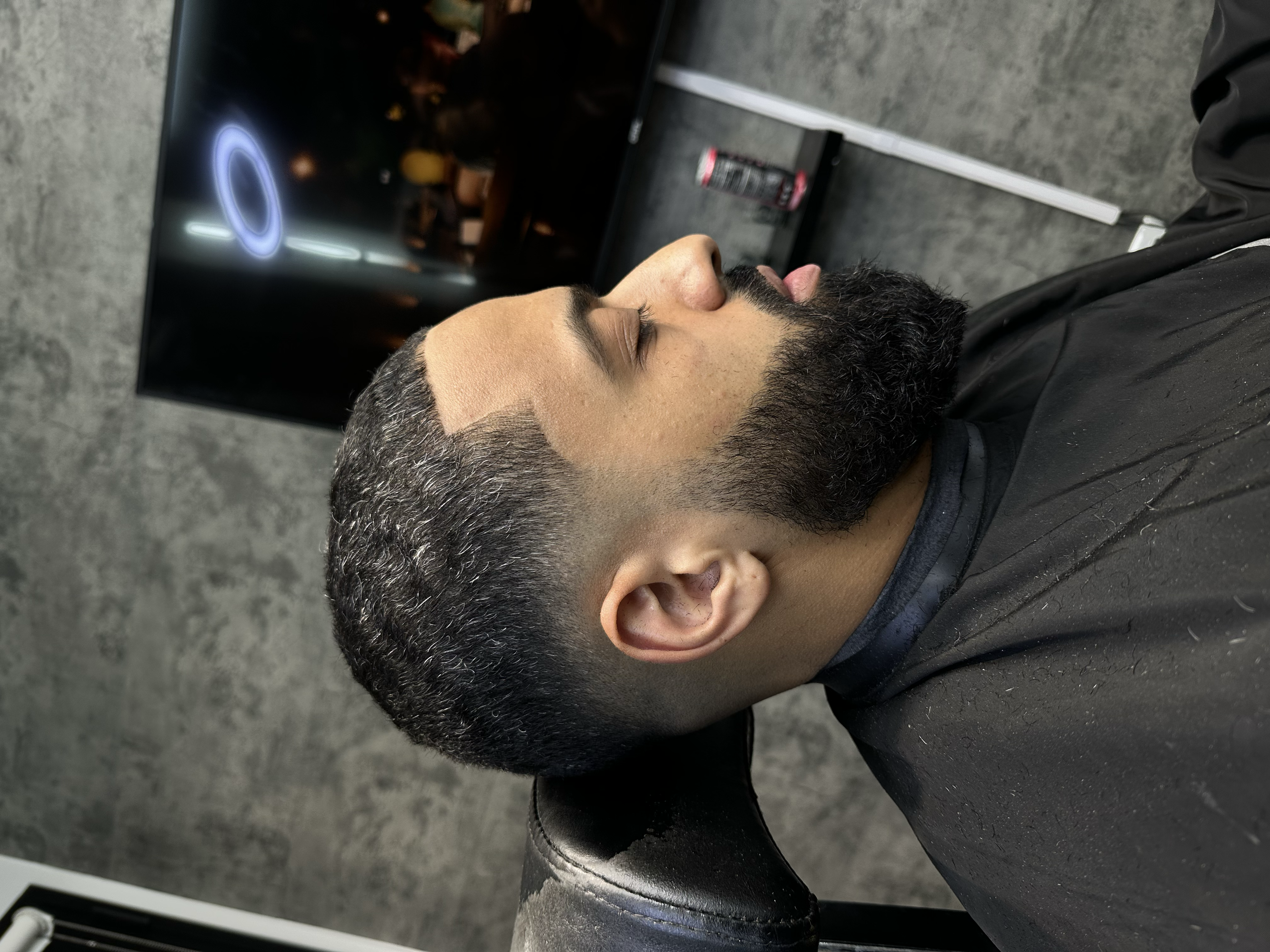 skin fade haircut by barber Alexis Rivera at Blacklaces in West Hollywood, Los Angeles