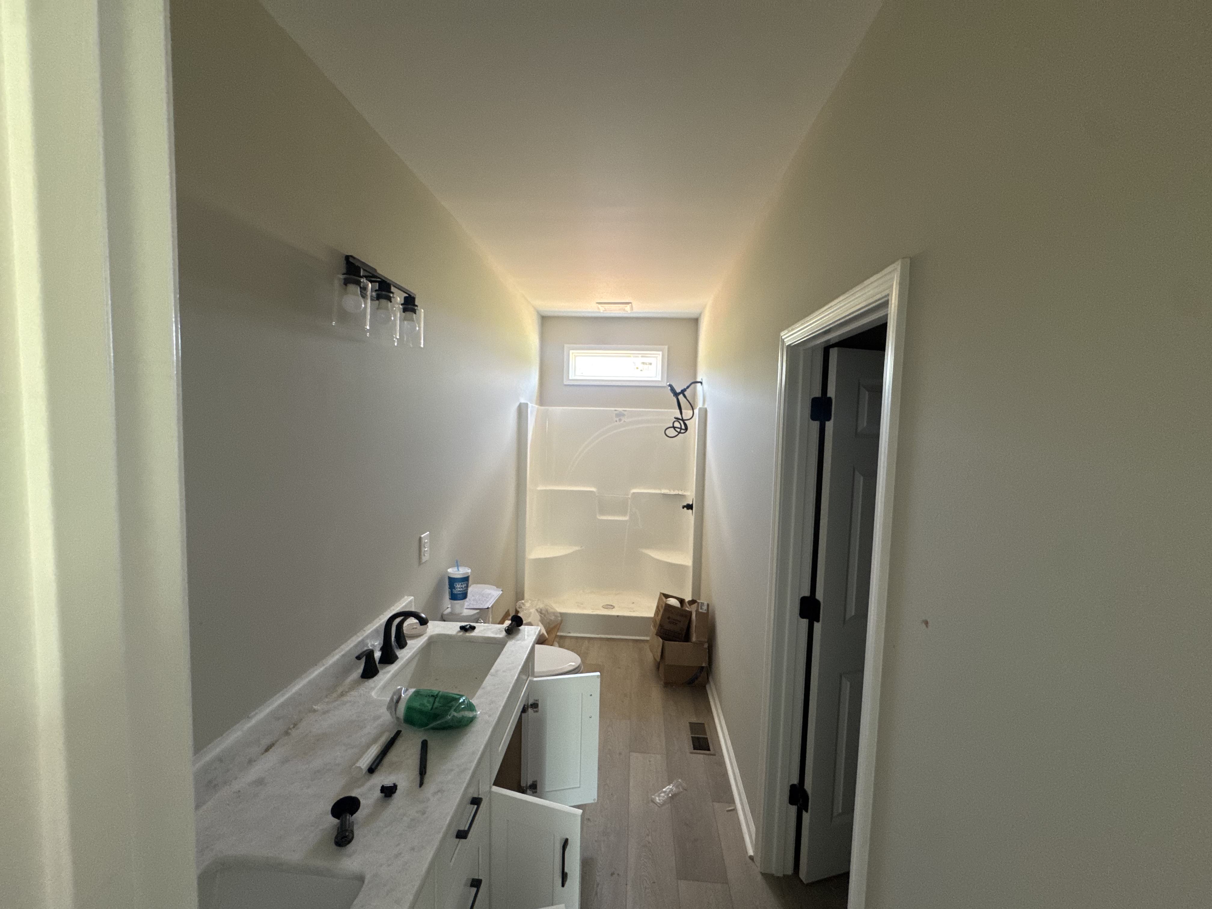 Water service line connection
