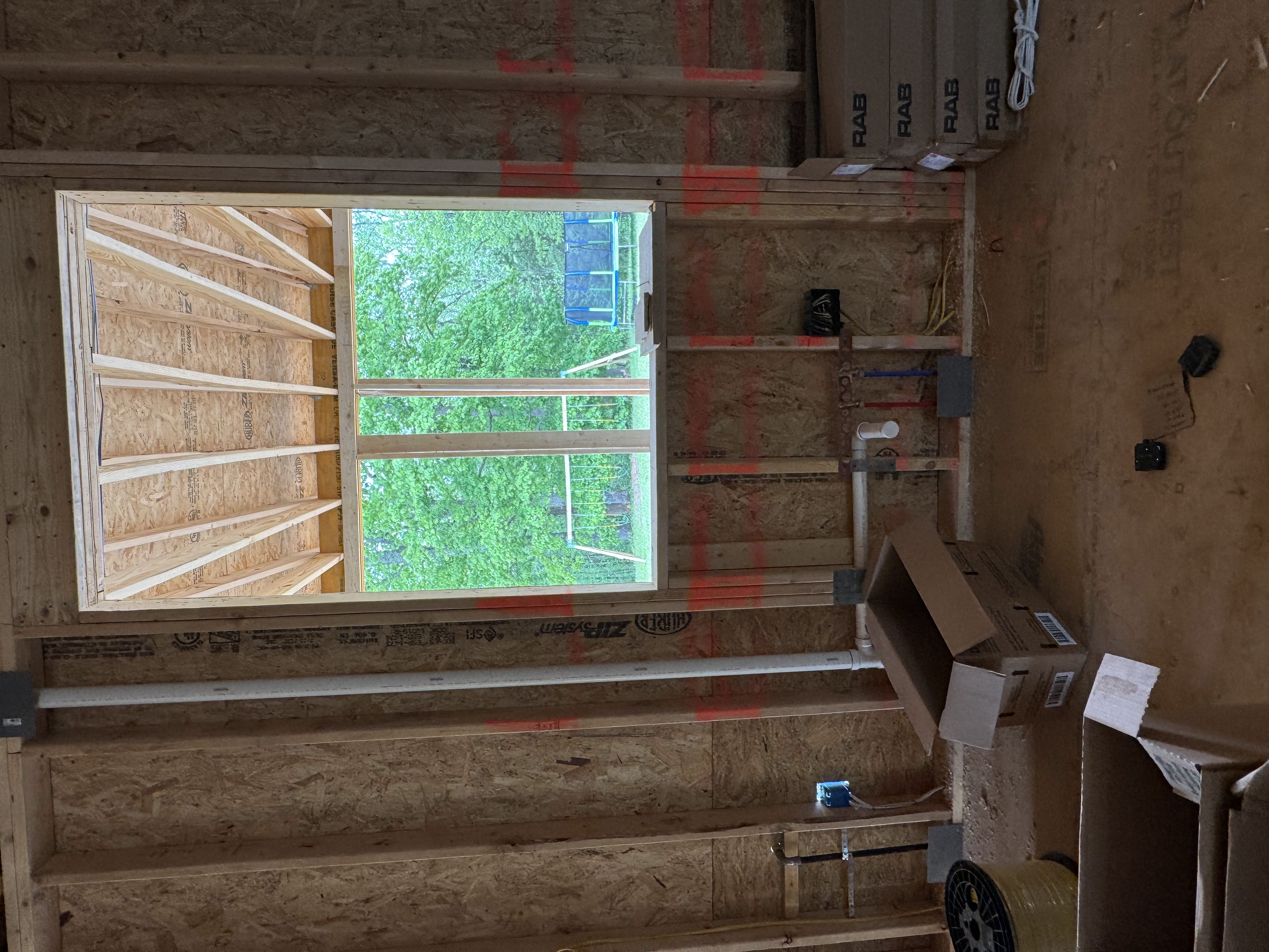 Repiped water supply lines