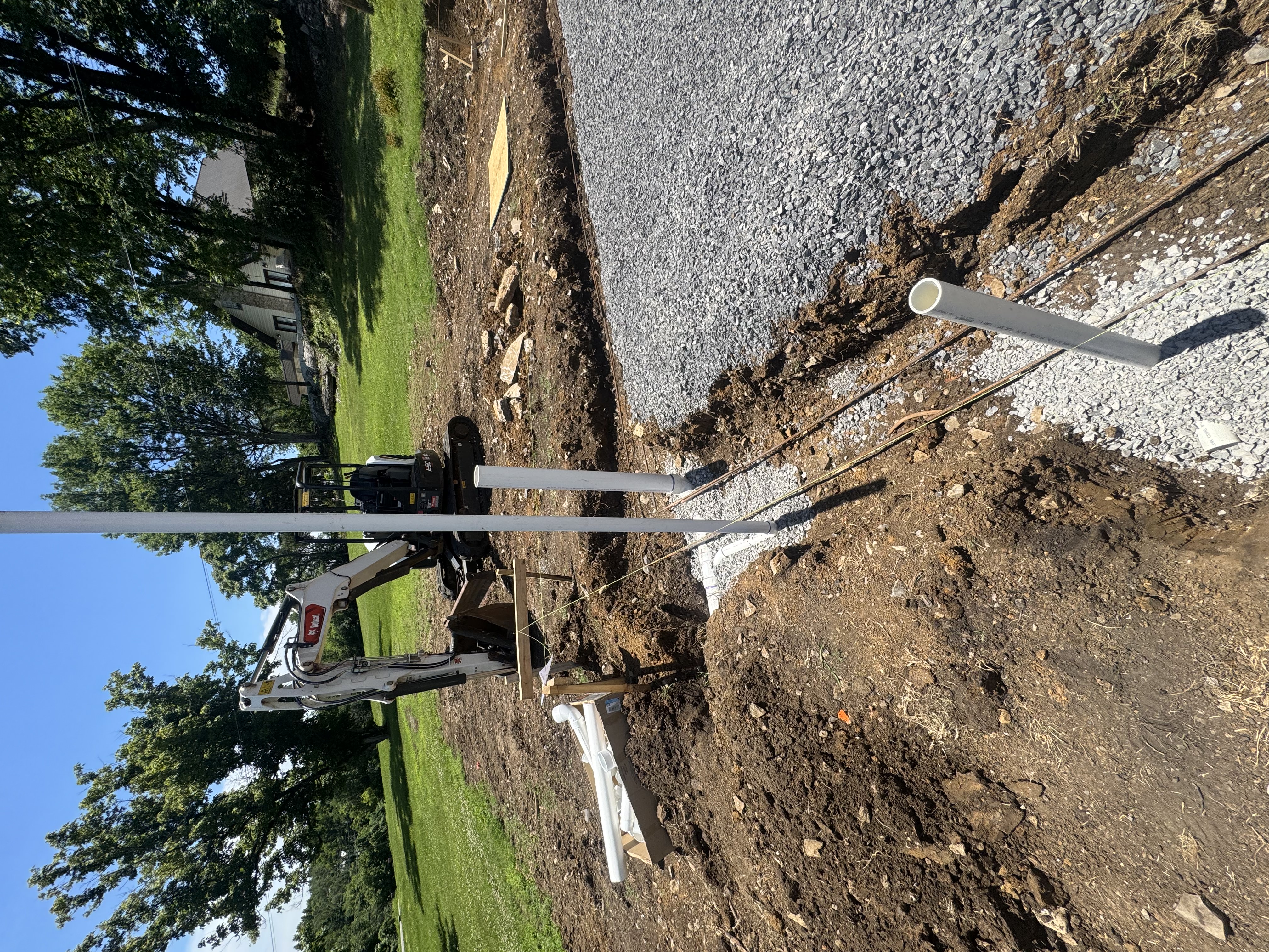 Under-sink plumbing connections