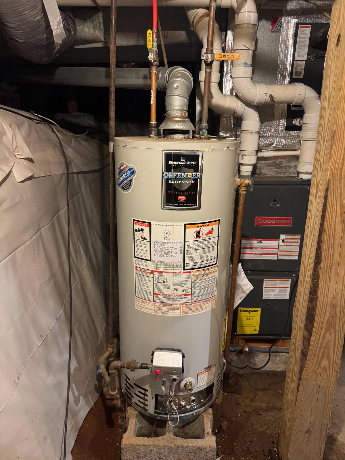Water heater service by Tice & Co Plumbing