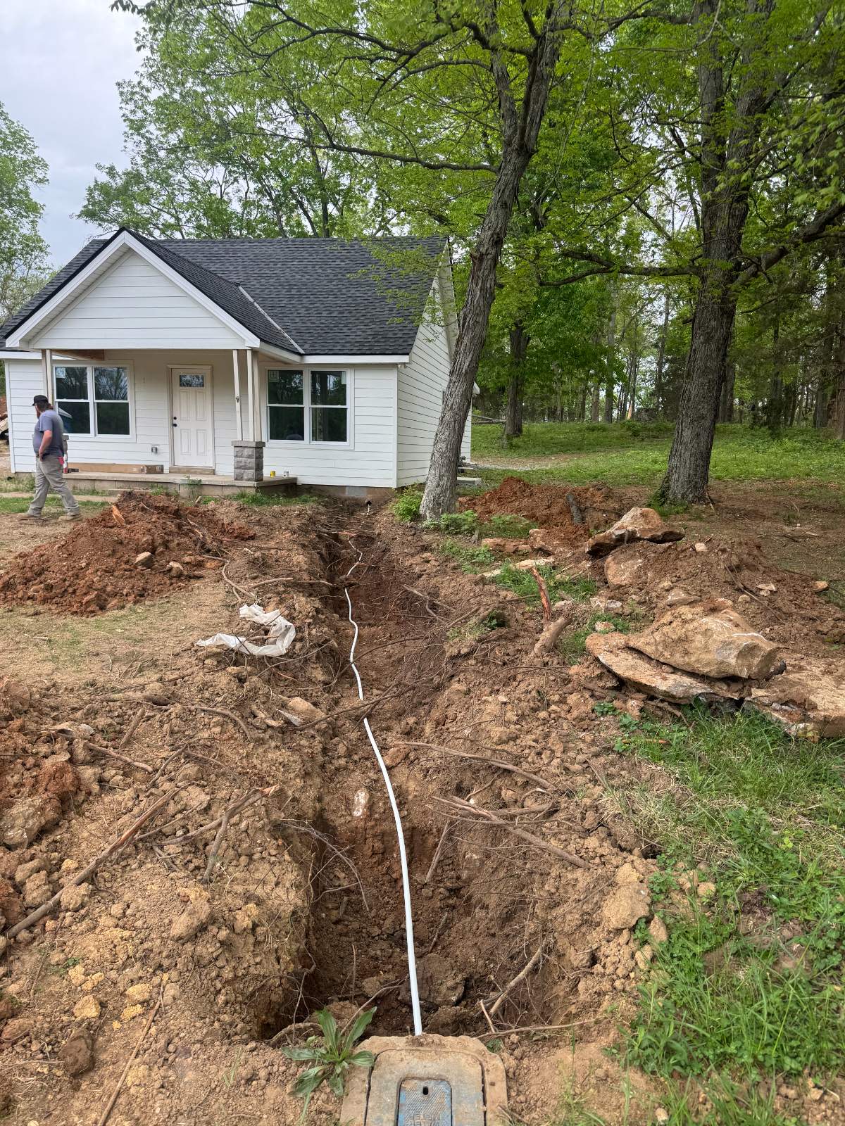 Water line repair service by Tice & Co Plumbing