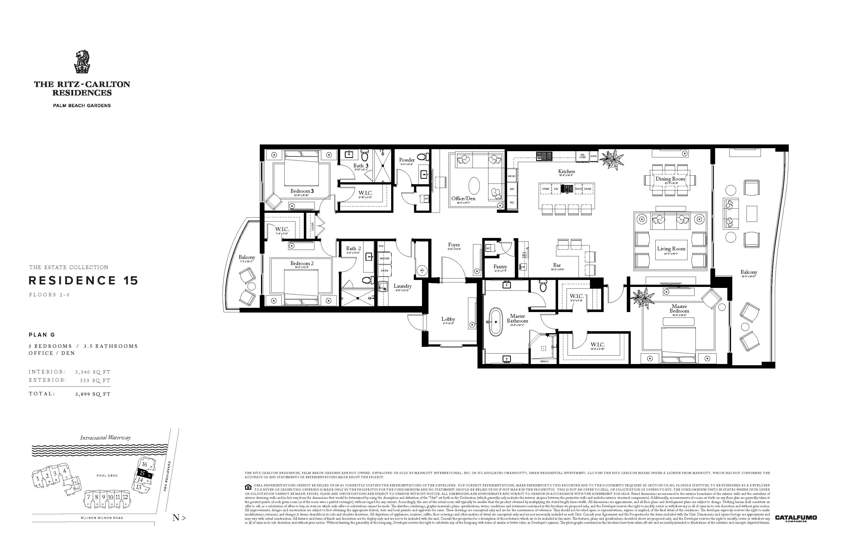 The Ritz - Carlton Residences Floor Plans