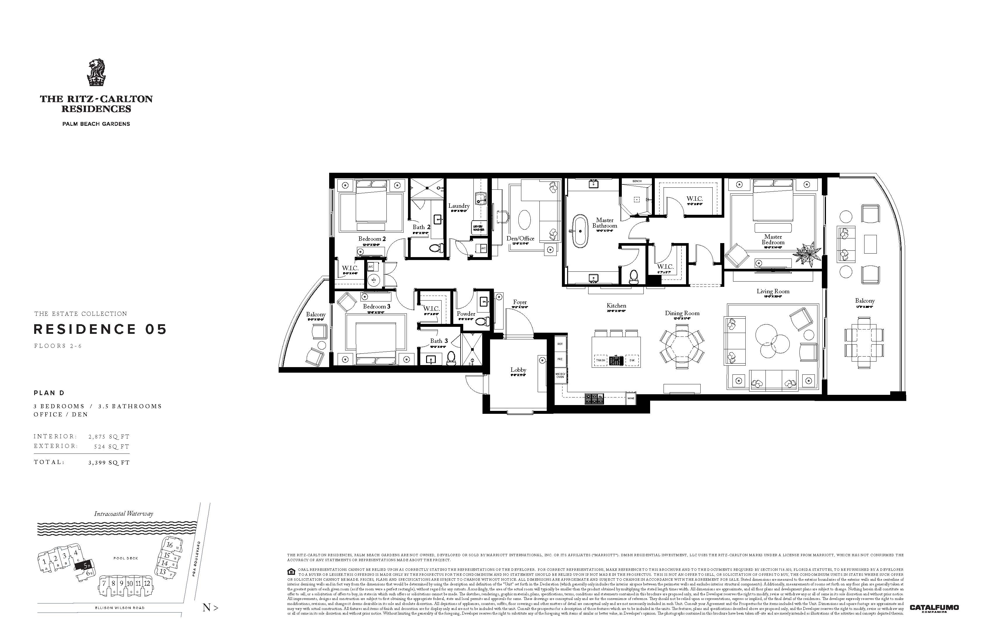 The Ritz - Carlton Residences Floor Plans