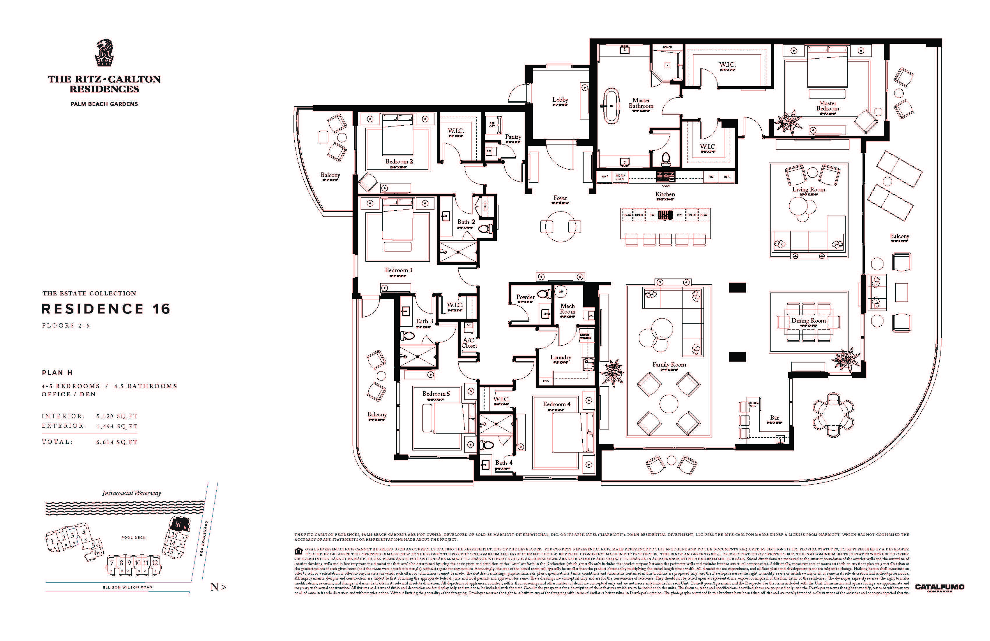 The Ritz - Carlton Residences Floor Plans