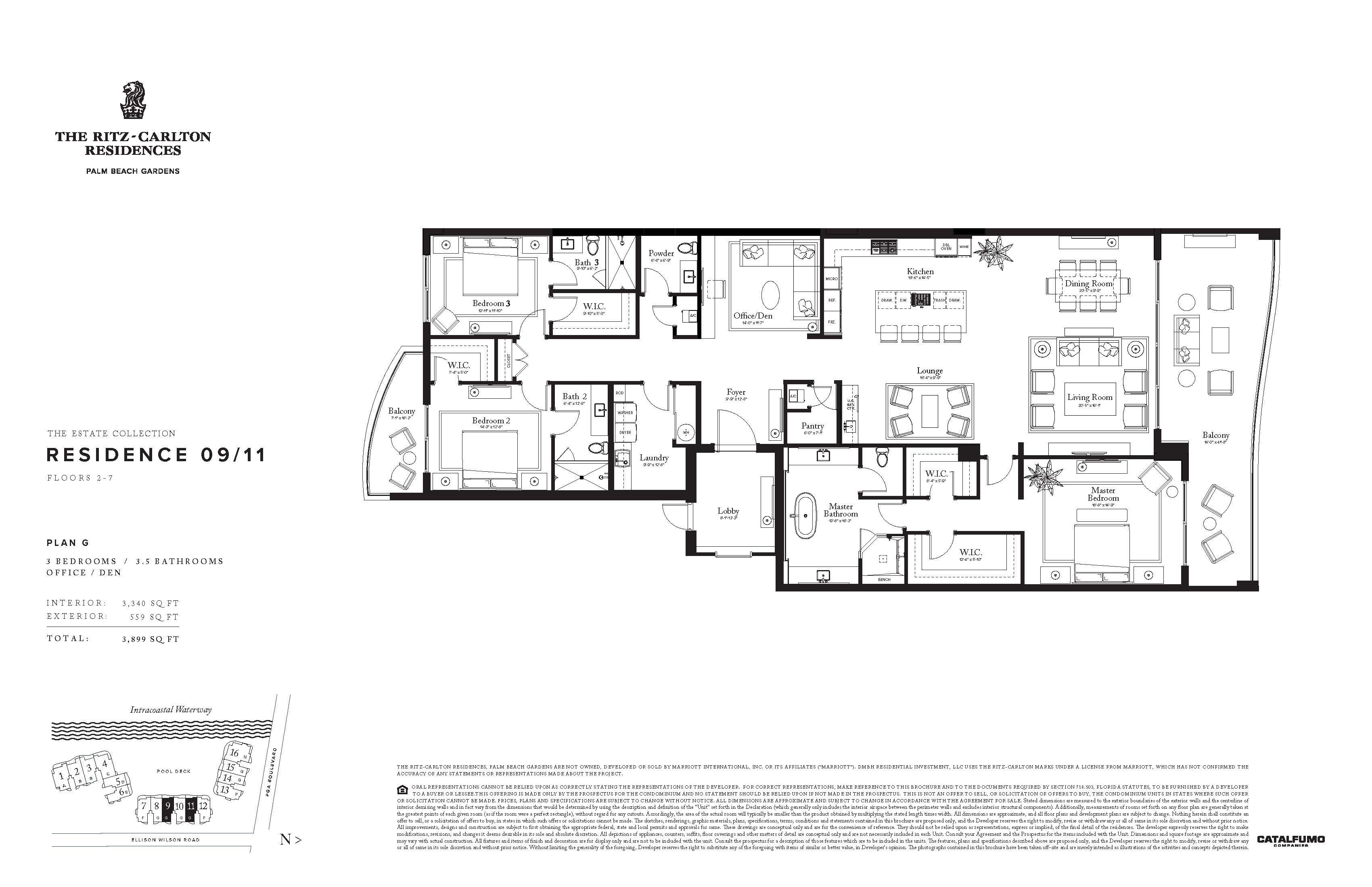 The Ritz - Carlton Residences Floor Plans
