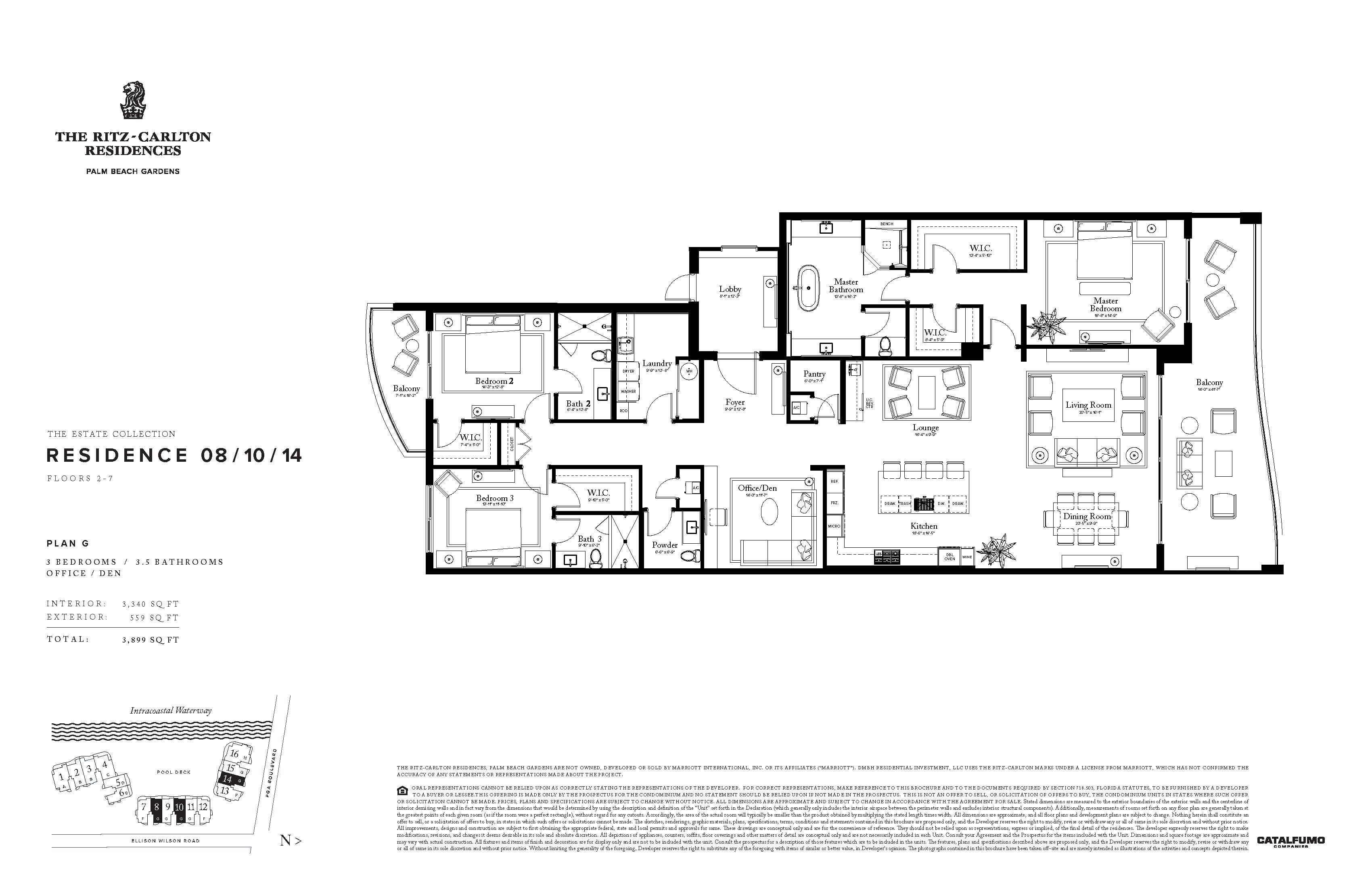The Ritz - Carlton Residences Floor Plans