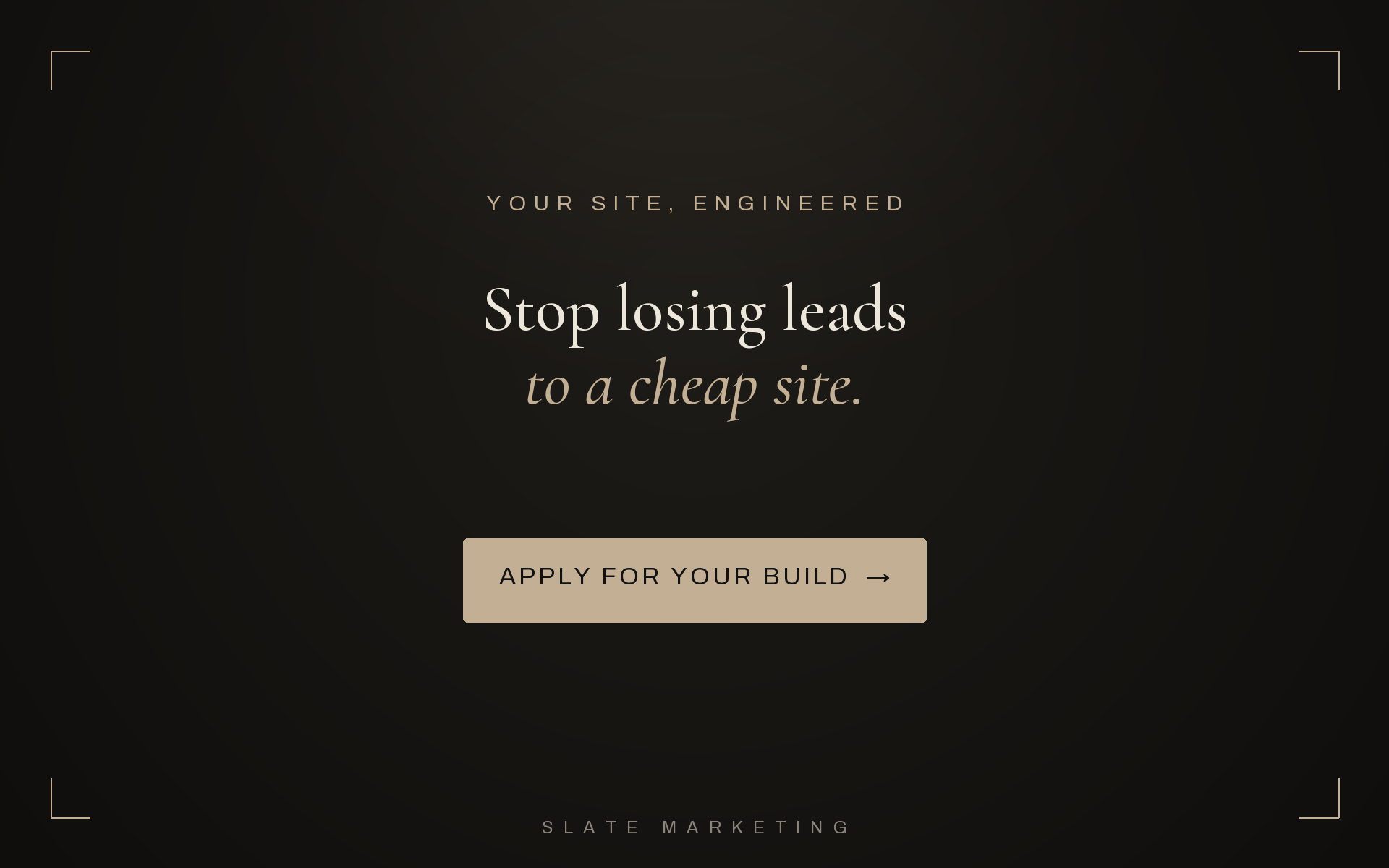 High Conversion Web Engine