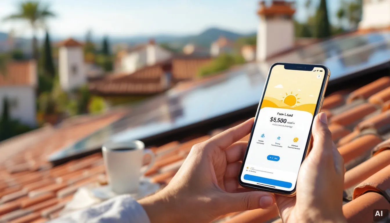 Notificación de lead solar en smartphone respondido en minutos