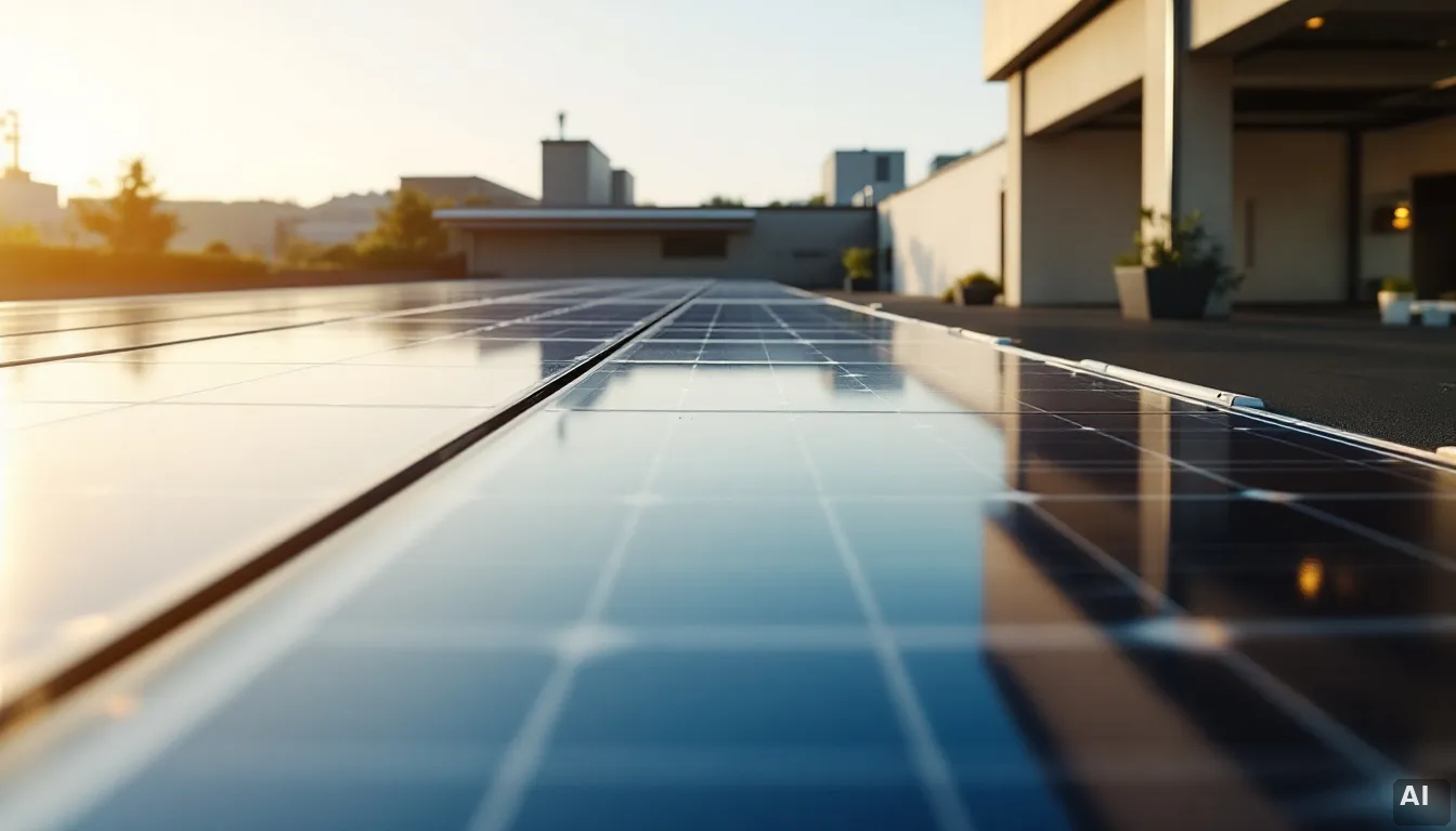 Instalador solar explicando propuesta a cliente en reunión presencial