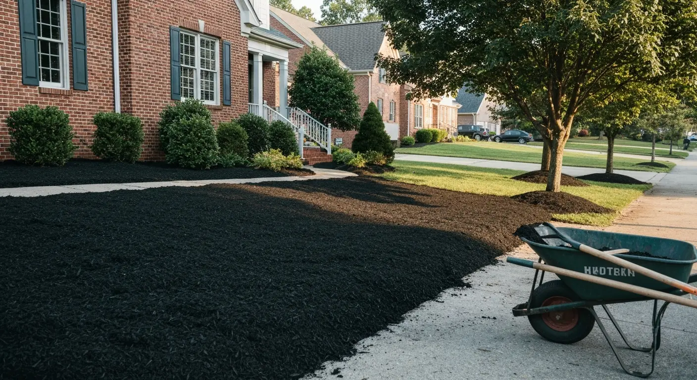 Mulch installation