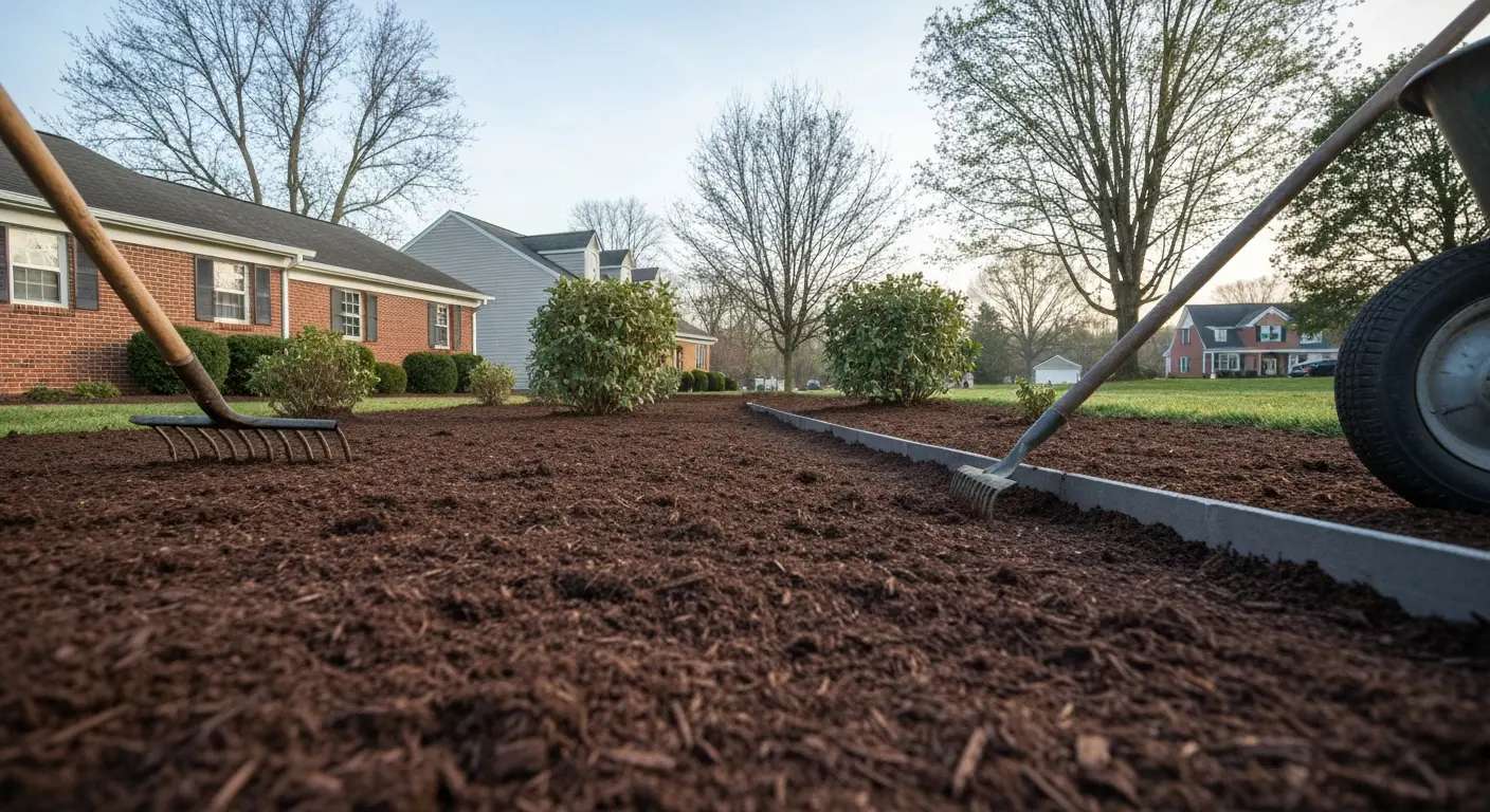 Mulch installation
