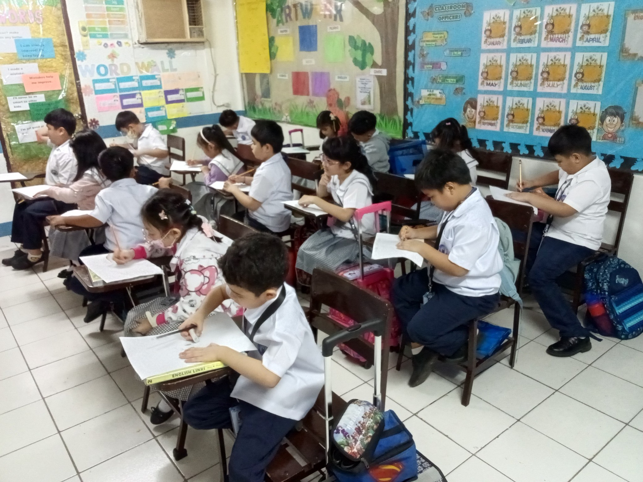 FCLC grade school classroom in session