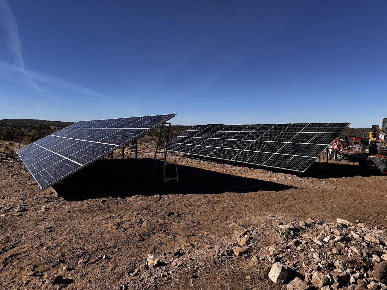 24kW expandable solar panel installation for a White Mountains Arizona home