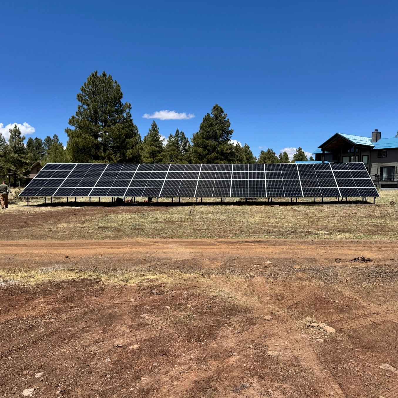 White Mountains Solar 12000W EG4 solar panel installation Show Low Arizona