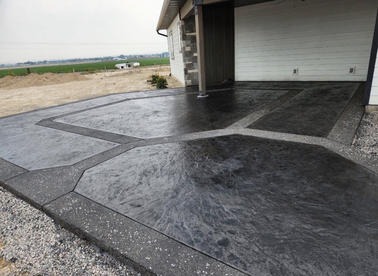 Concrete patio installation in Rib Mountain, WI