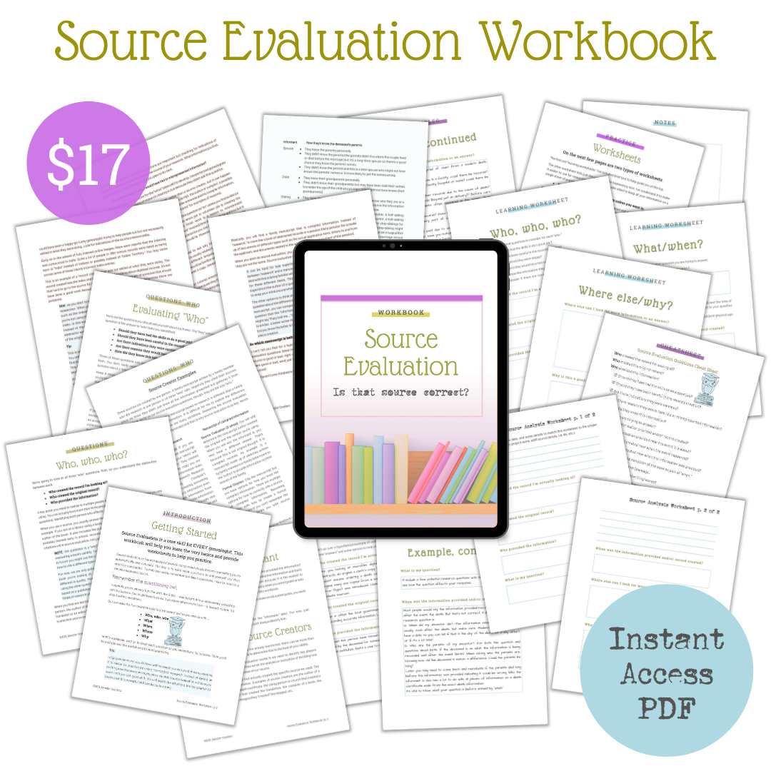 Source Evaluation Workbook