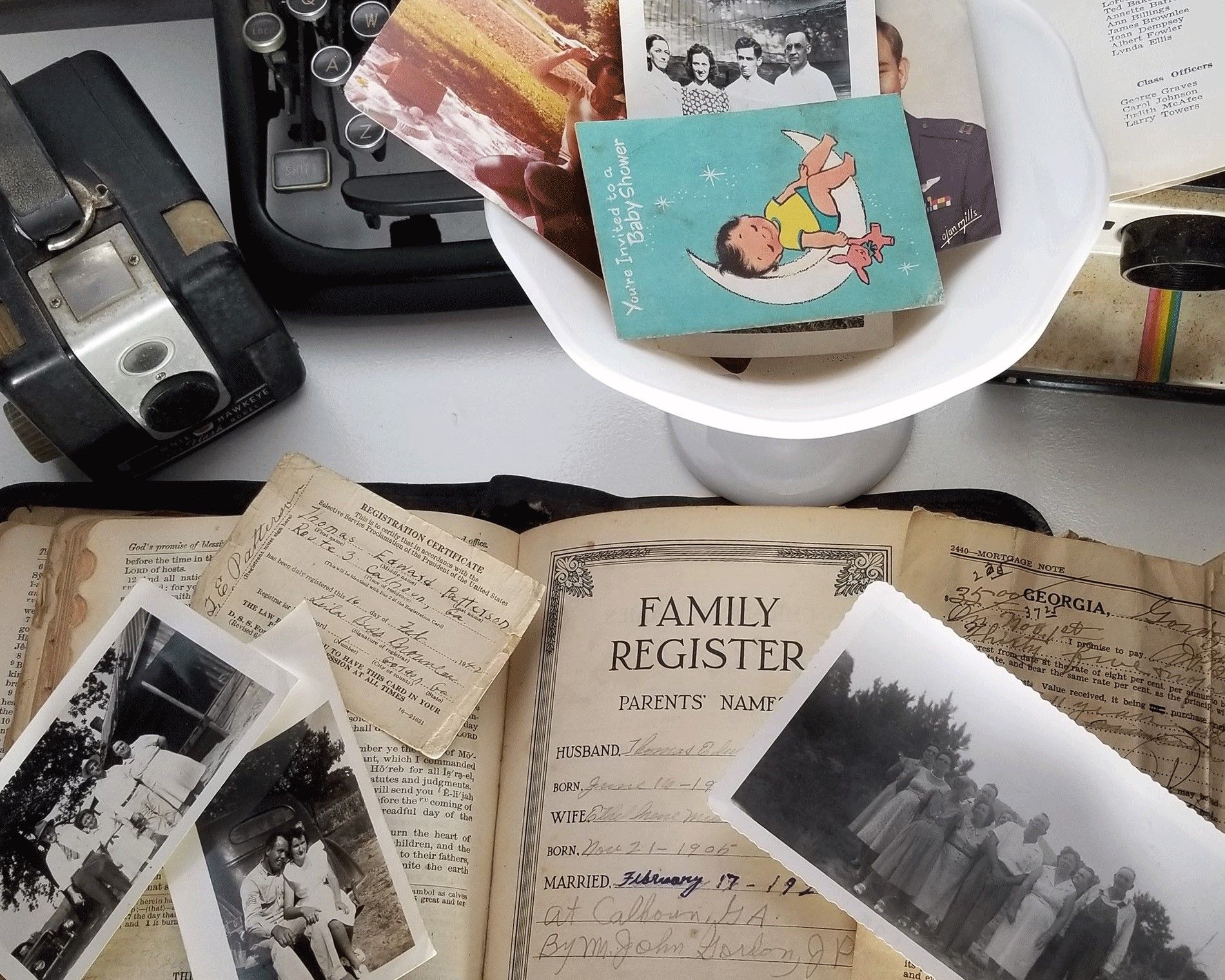 Family ephemera &mdash; letters and photographs