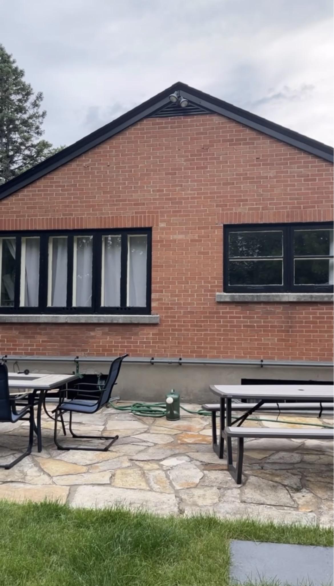 Painted space showing crisp finish detail