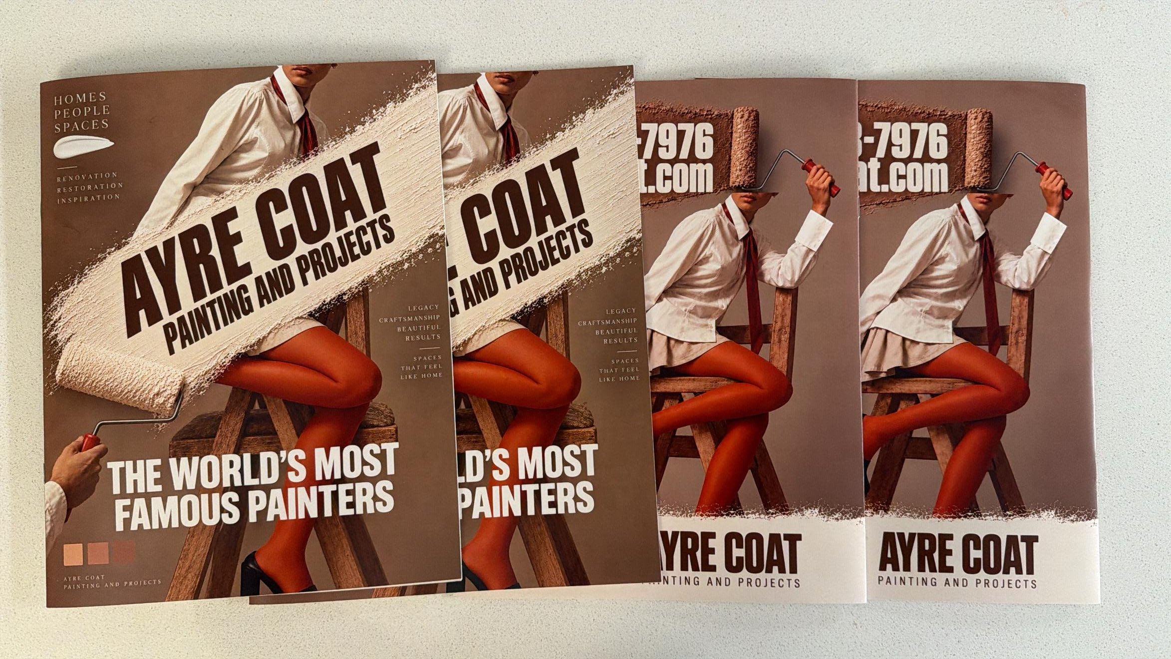 Ayre Coat Painting & Projects brochure, page 1