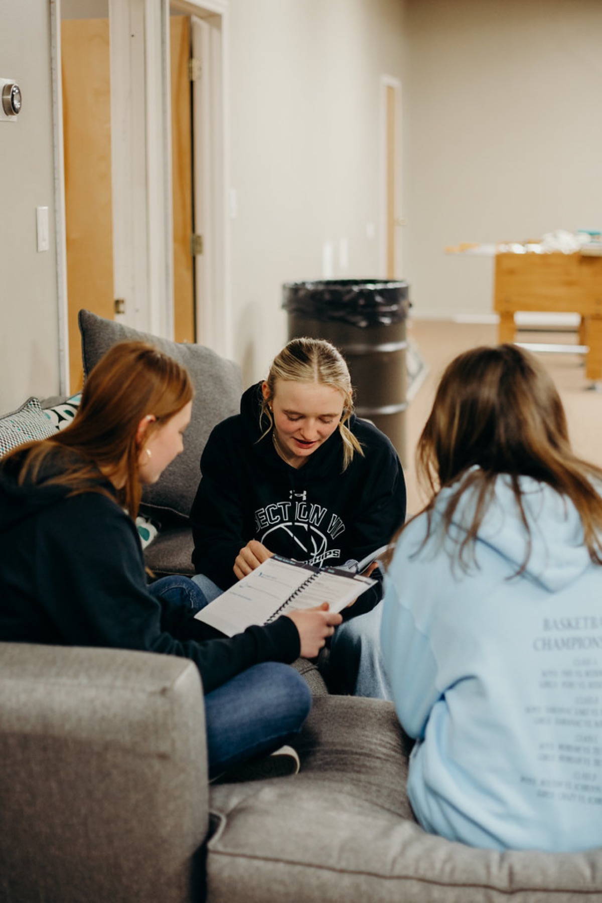 Teenagers learning together through Word of Life curriculum