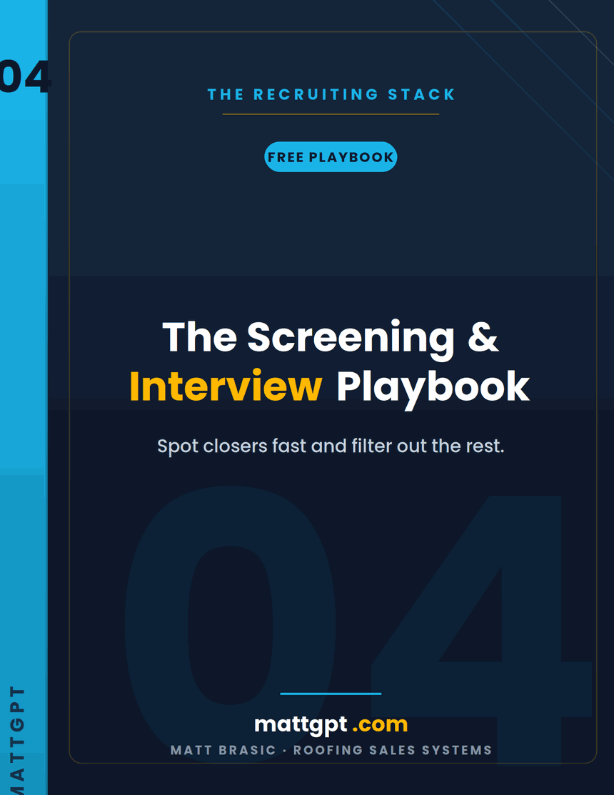 The Interview Playbook cover
