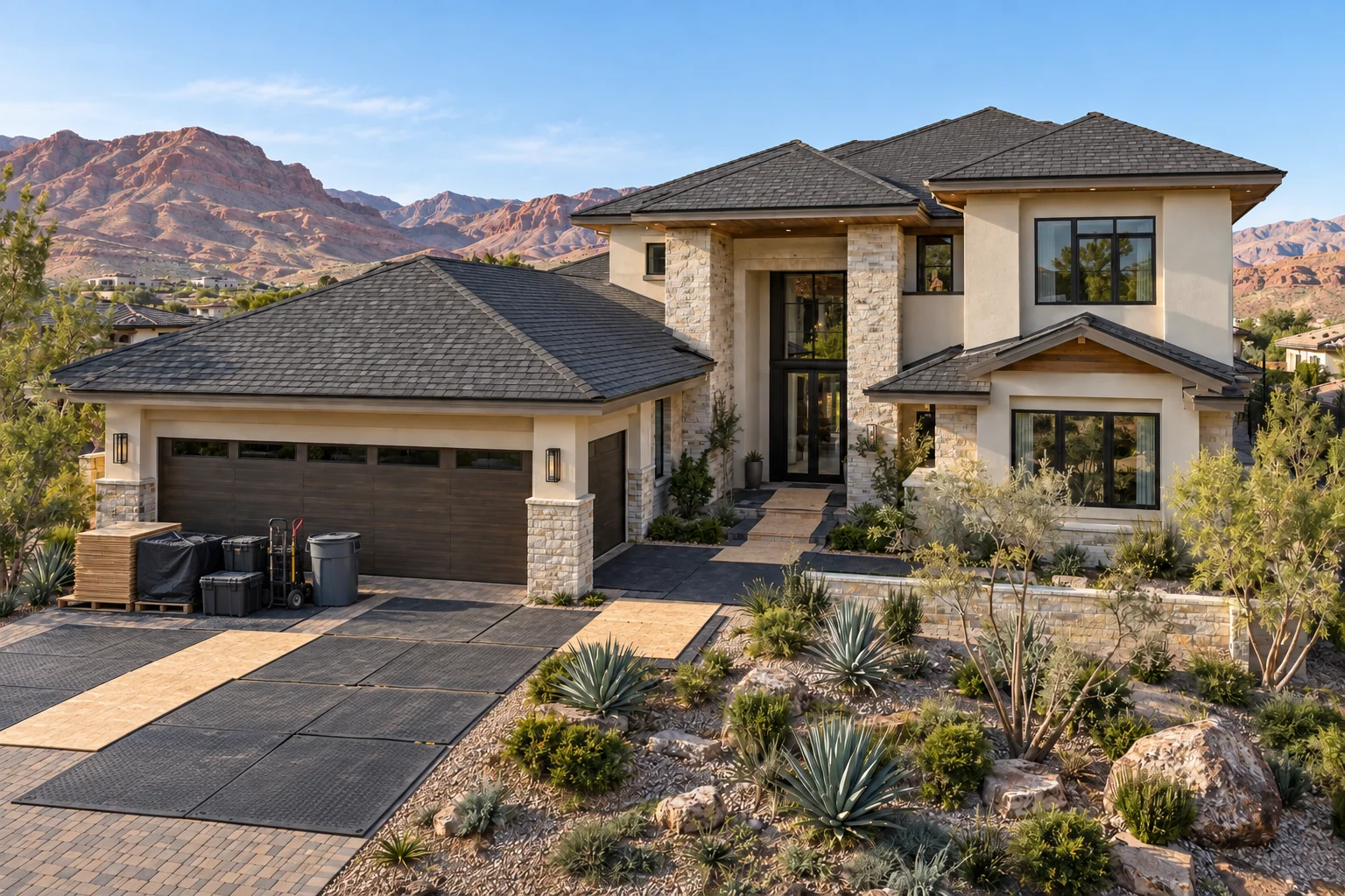 Illustrative Nevada project: A protected arrival