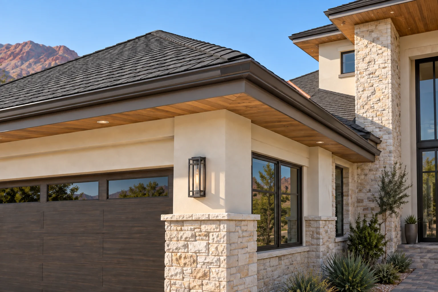 Illustrative Nevada project: A roofline that belongs