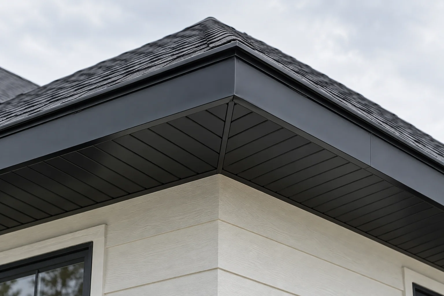 Illustrative exterior detail: Soffit & fascia