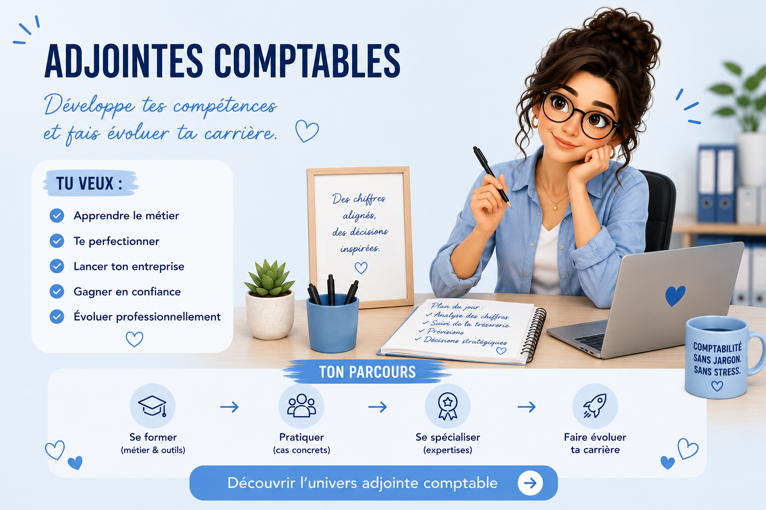 Émilie, technicienne comptable et formatrice — L'Alliée des Chiffres