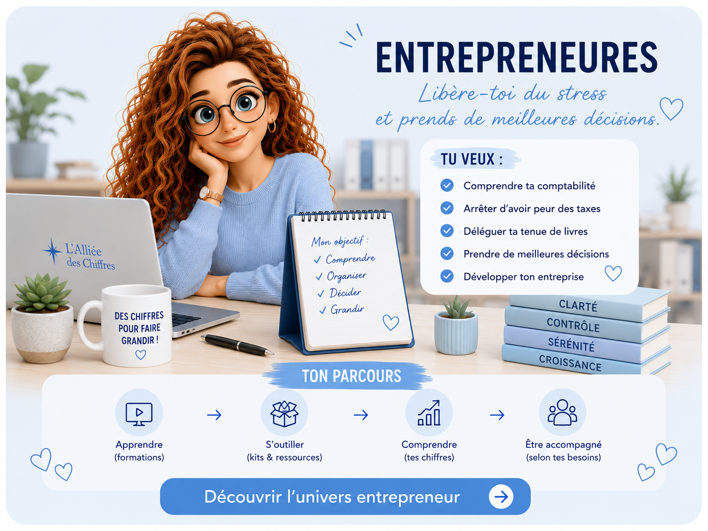 Émilie, technicienne comptable et formatrice — L'Alliée des Chiffres