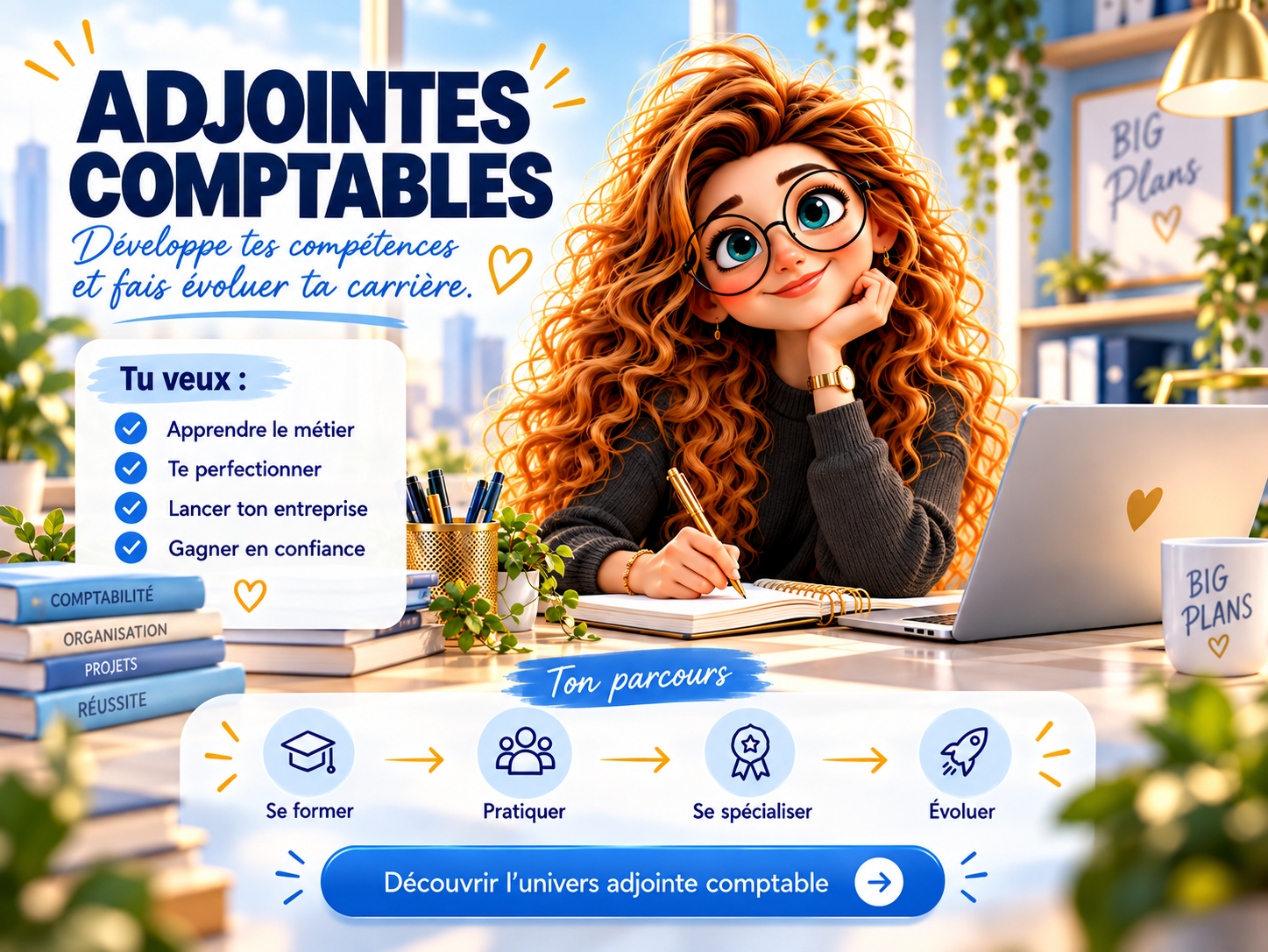Émilie, technicienne comptable et formatrice — L'Alliée des Chiffres