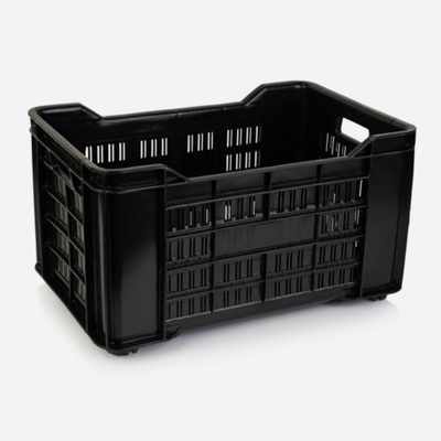 PI-401-VS Agri Crate Vented Sides Solid Base