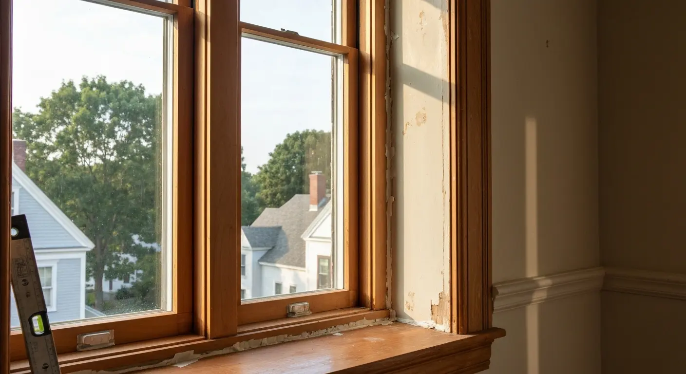 Residential window installation