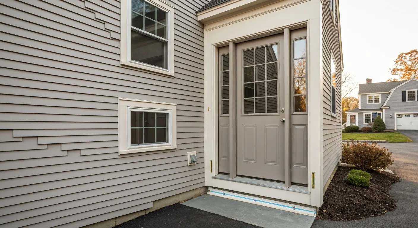 Mudroom door installation