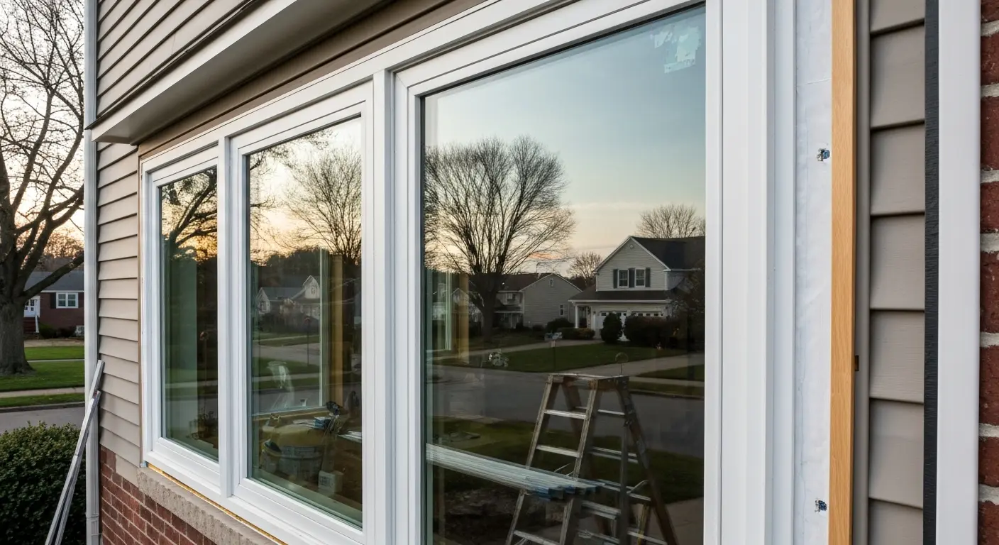 Energy efficient windows with bay design