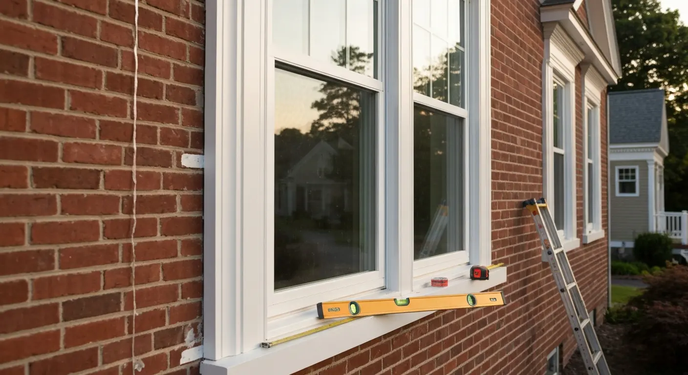 Residential window installation