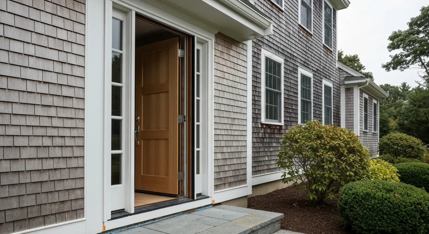 Entry door installation