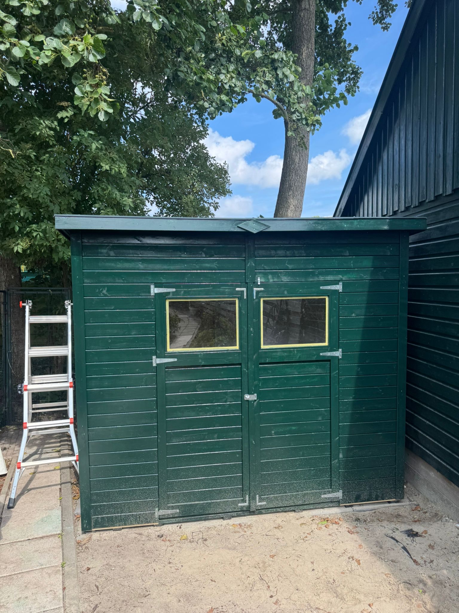 Tuinhuis Holwerd eindresultaat Droomstek