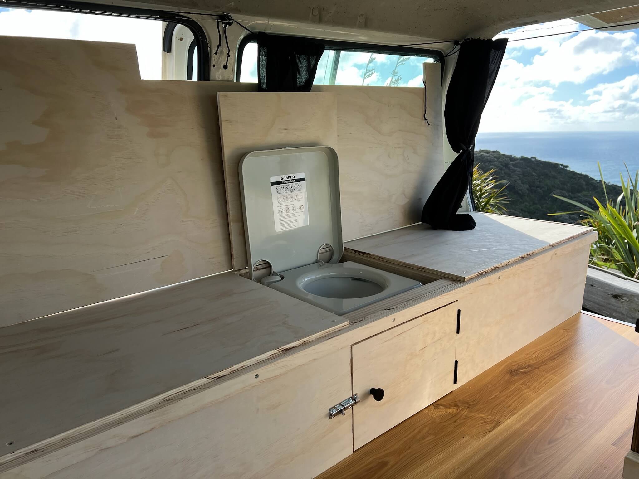 Campervan inbouw detail Droomstek
