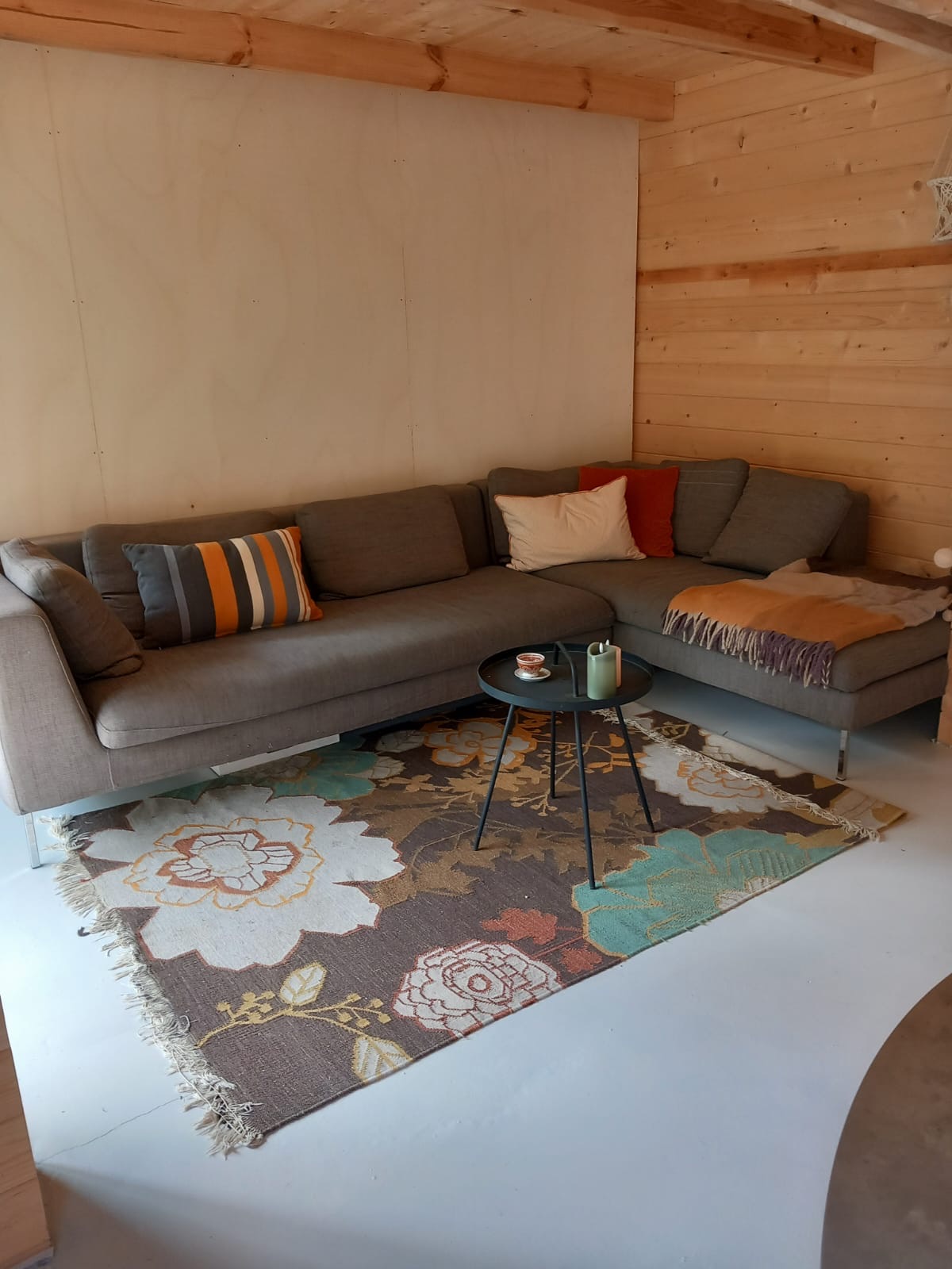 Tiny home België binnenzijde met maatwerk hout Droomstek