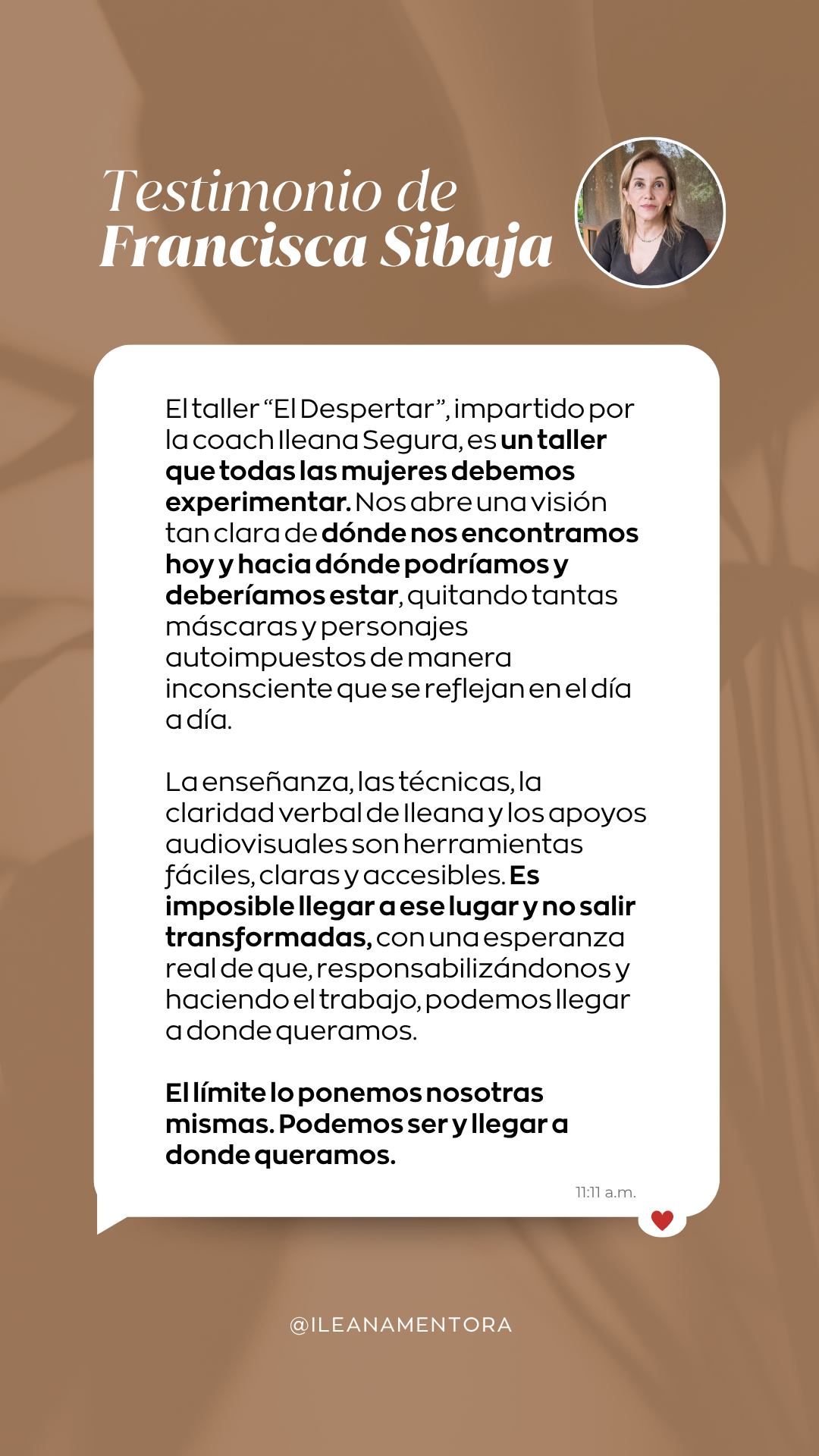 Testimonio Francisca S.