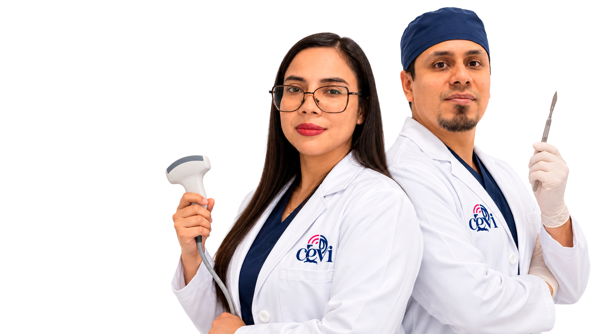 Dra. Silvia Hernández y Dr. Yuan García, médicos veterinarios de CEVI Centro Veterinario de Imagen en Tijuana, B.C.