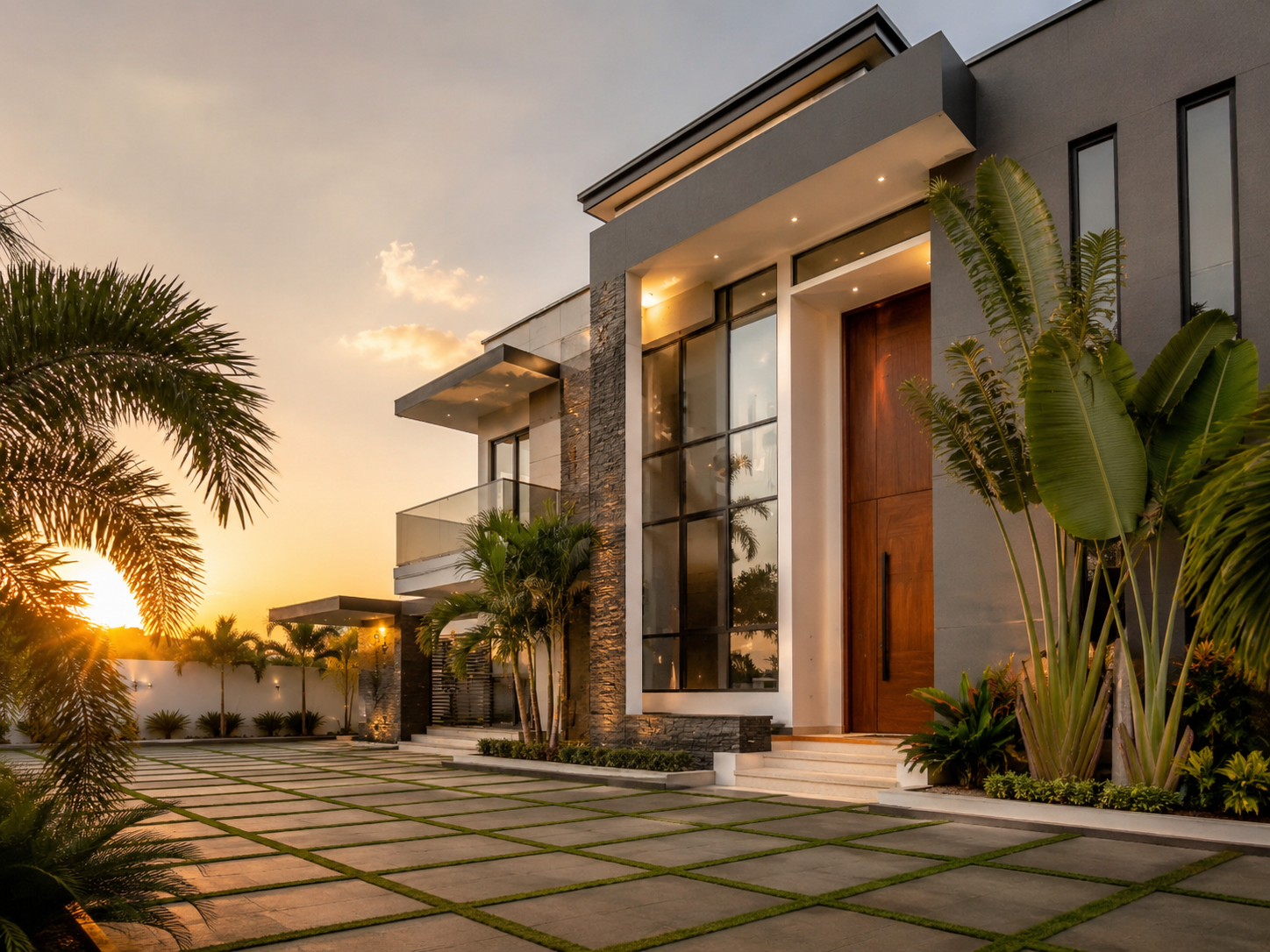 Furnished modern interior