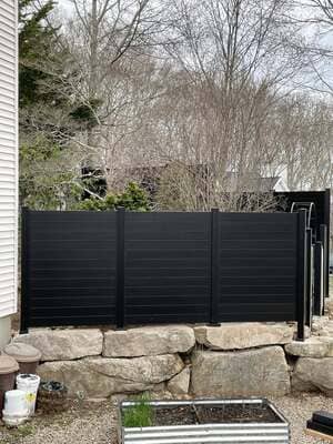 Vinyl Fence in