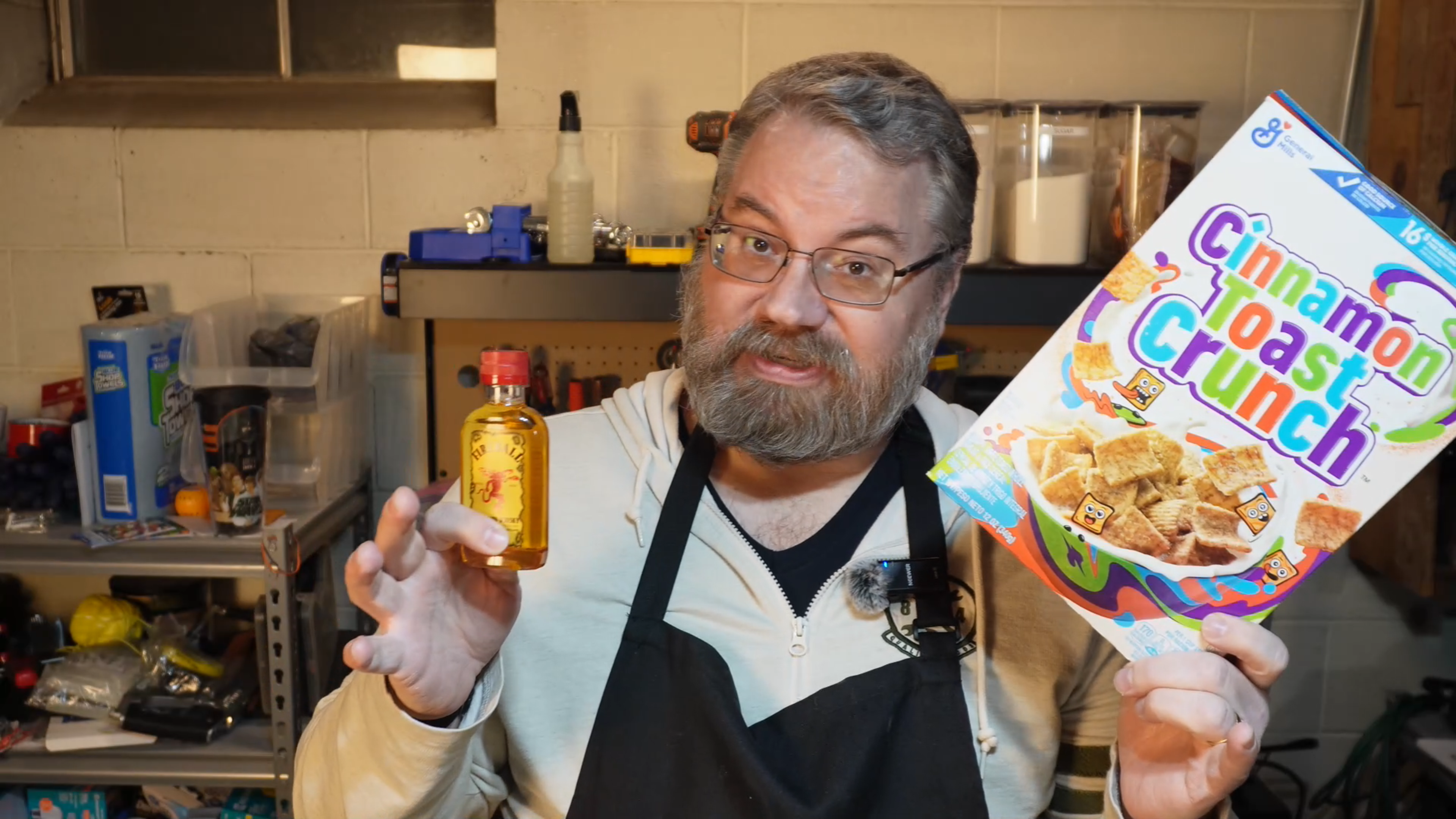 Dan Caton in the Man Cave kitchen