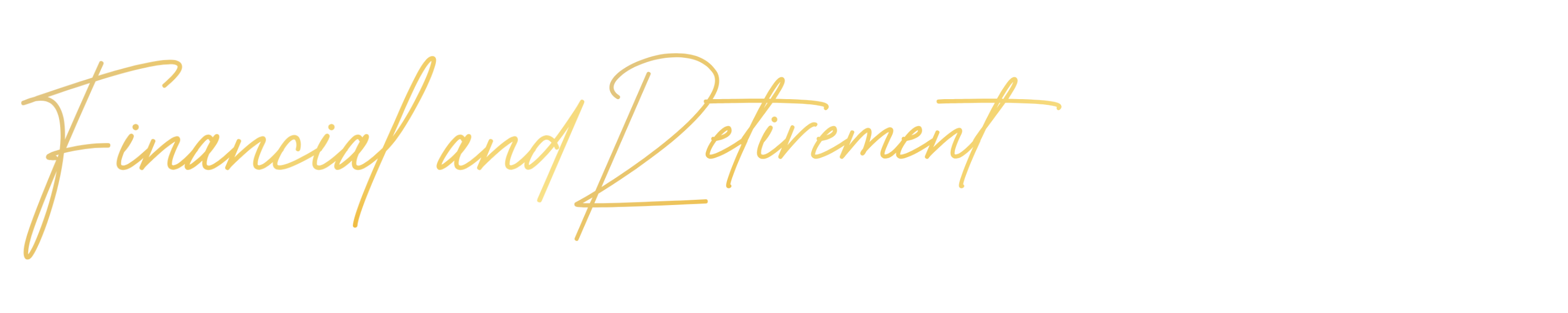 Financial and Retirement Strategies