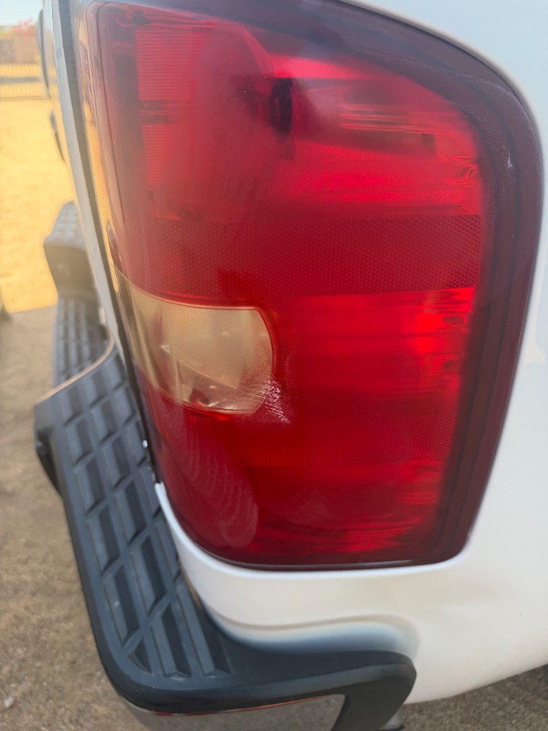 Tail Light Restoration — before